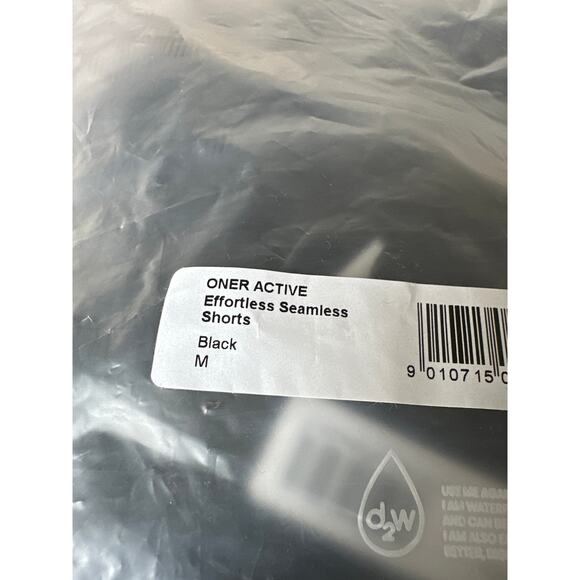 Oner Active Black Effortless Seamless Shorts Size M - Picture 11 of 11